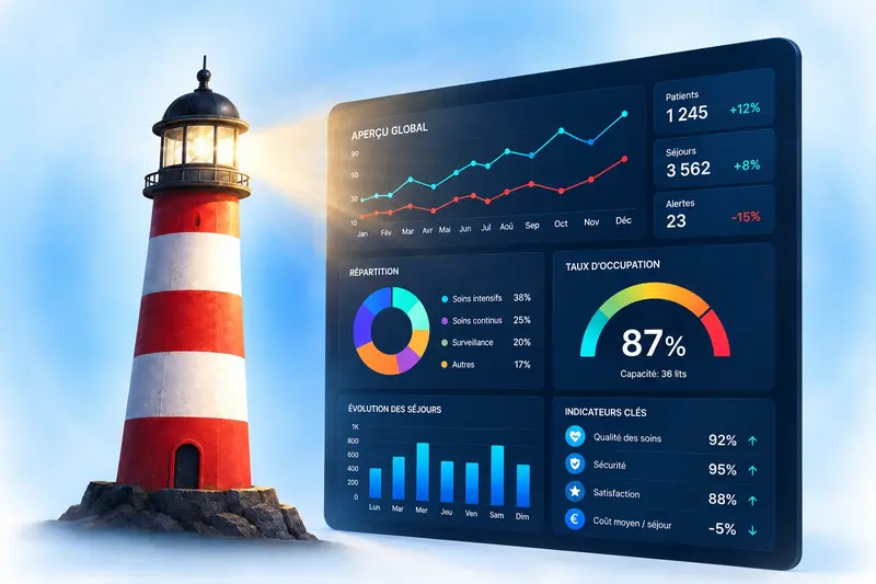Le phare ICU DATA EXPERT éclaire les indicateurs du service de soins intensifs