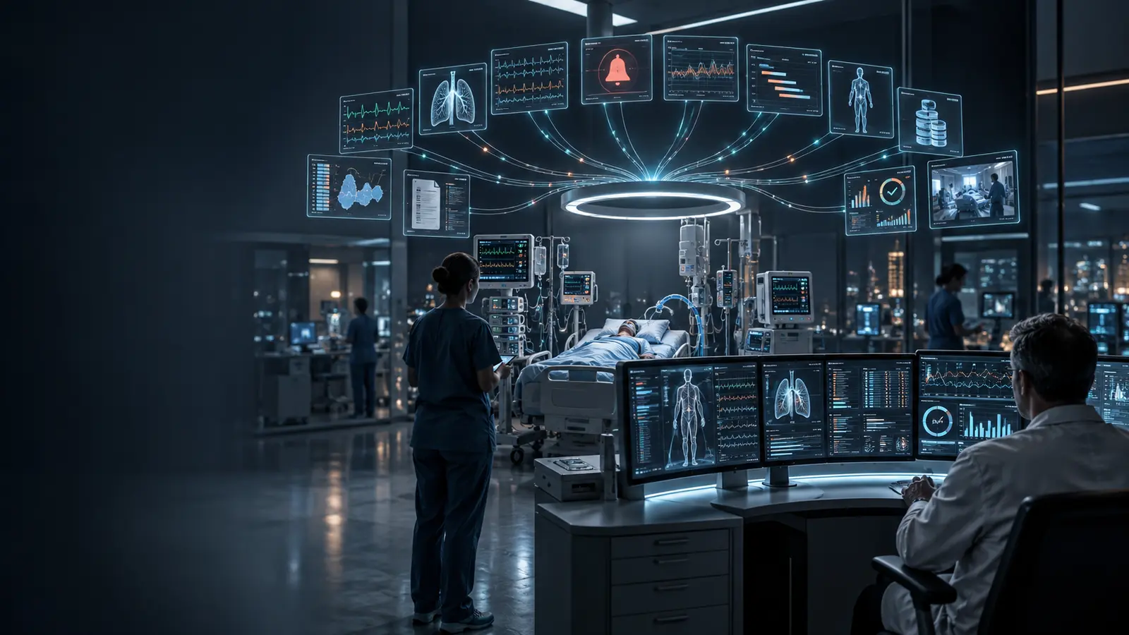 Onze flux d’expertise ICU réunis dans une plateforme clinique opérationnelle