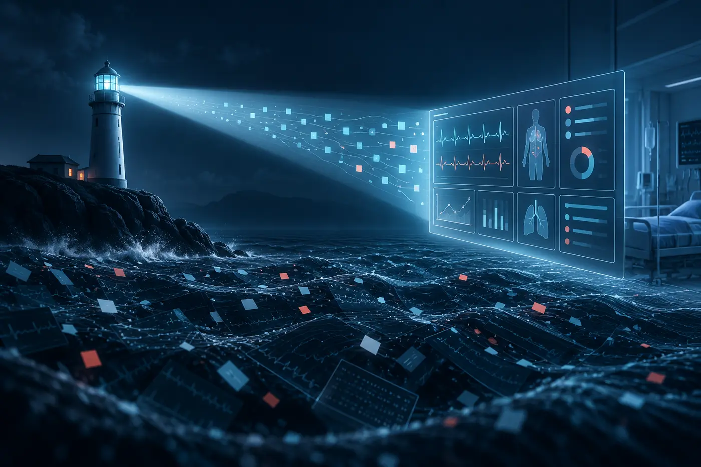 Un phare ICU DATA EXPERT révèle un tableau de bord clinique dans l’obscurité des données